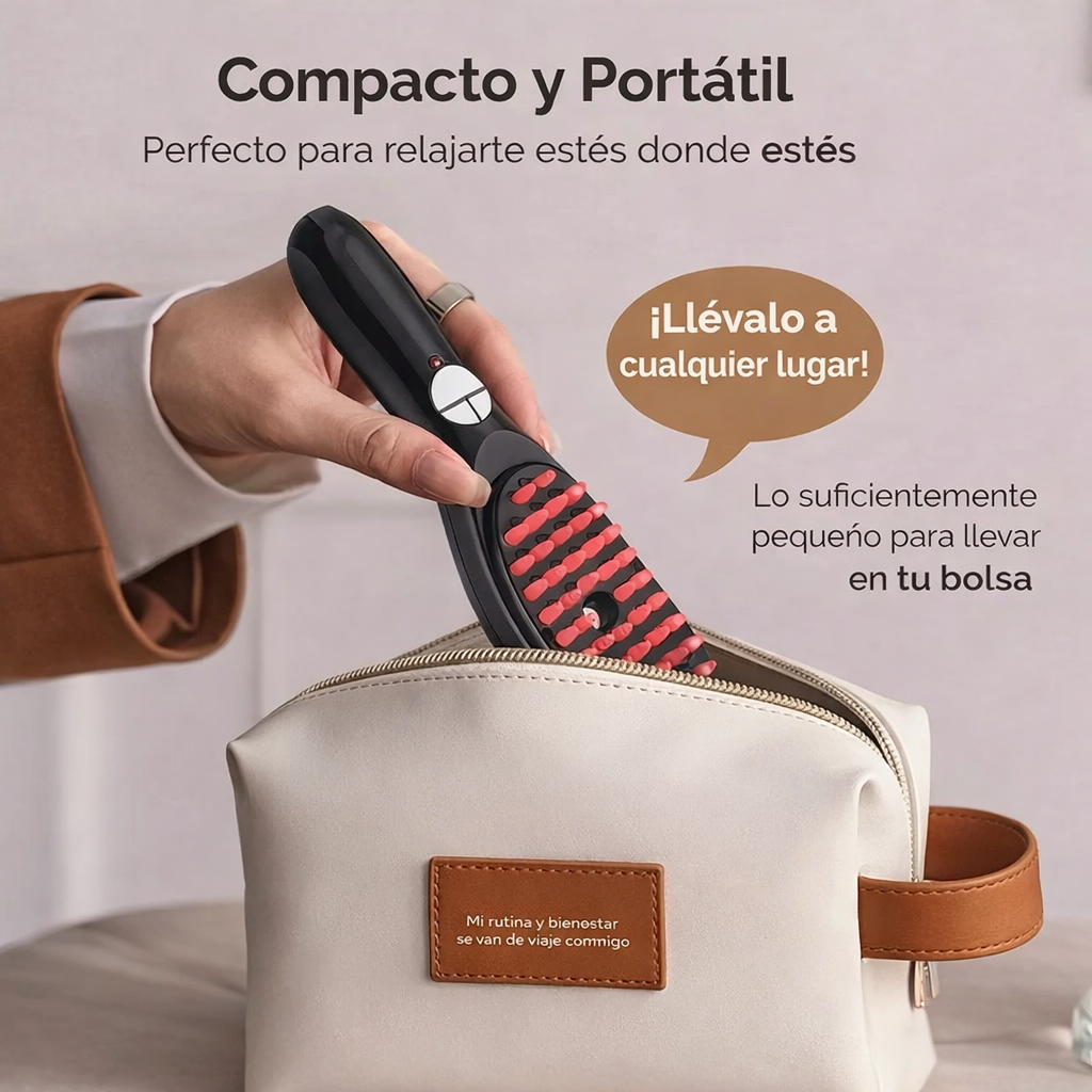 Peine de masaje eléctrico